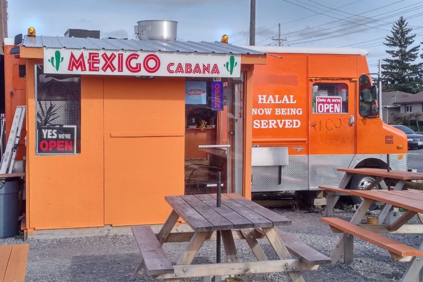 The orange truck itself - Mexigo Cabana