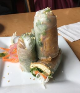 Vegetarian salad rolls - The Noodle House