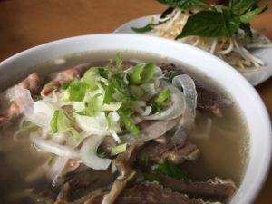 Rare and beef flank pho - The Noodle House