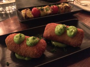 Croquettes and grilled halloumi - Bar Laurel