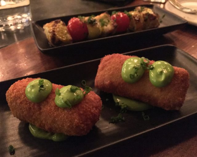 Croquettes and grilled halloumi - Bar Laurel