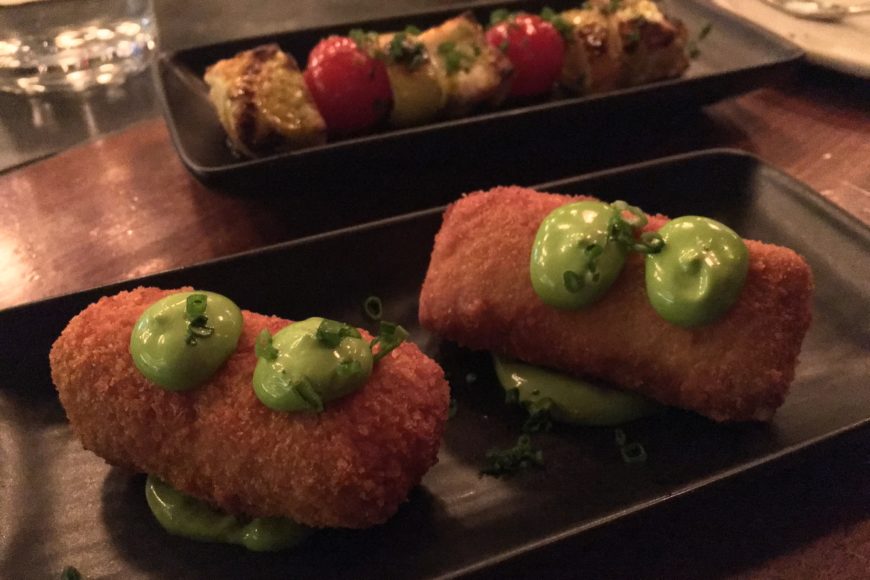 Croquettes and grilled halloumi - Bar Laurel