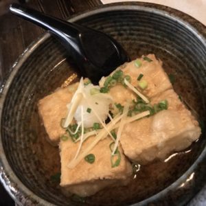 Agedashi tofu - Izakaya Shingen