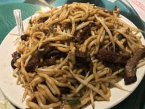 Black pepper beef Shanghai noodles - Jadeland
