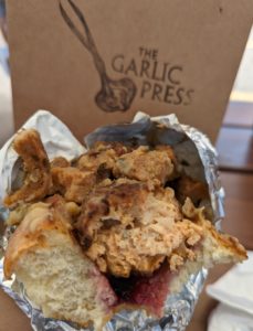 Thanksgiving sub - The Garlic Press