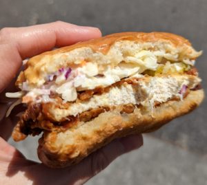 Fried chicken sandwich - All Out Burger